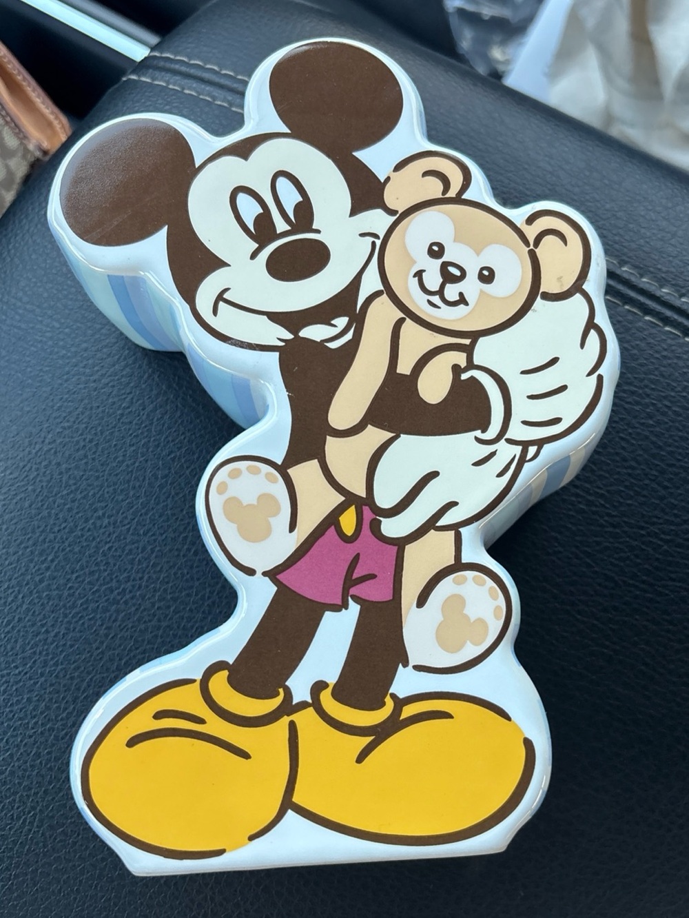 Mickey Mouse & Duffy the Bear Vintage bank
